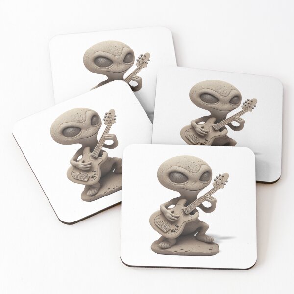 Item preview, Alien Guitarist - The Stone Collection designed and sold by FiveIntentions.