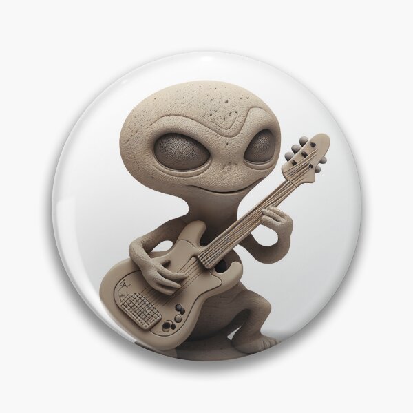 Item preview, Alien Guitarist - The Stone Collection designed and sold by FiveIntentions.