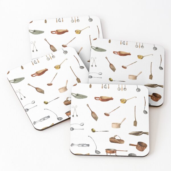 Item preview, Vintage kitchen tools utensils design for cooking lover designed and sold by Top-Bot.