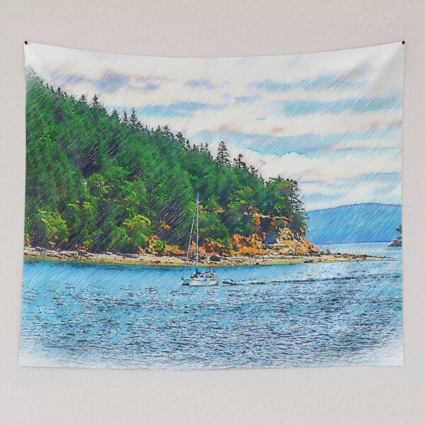 Item preview, Sailing In The Pacific Northwest designed and sold by KirtTisdale.