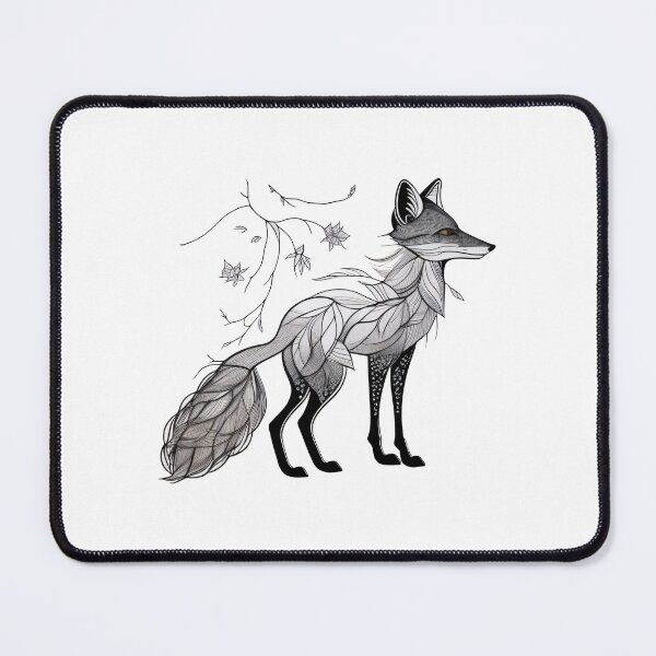 Item preview, Black and white Fox designed and sold by AmonRa16.