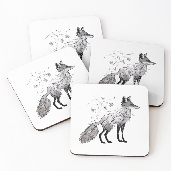 Item preview, Black and white Fox designed and sold by AmonRa16.