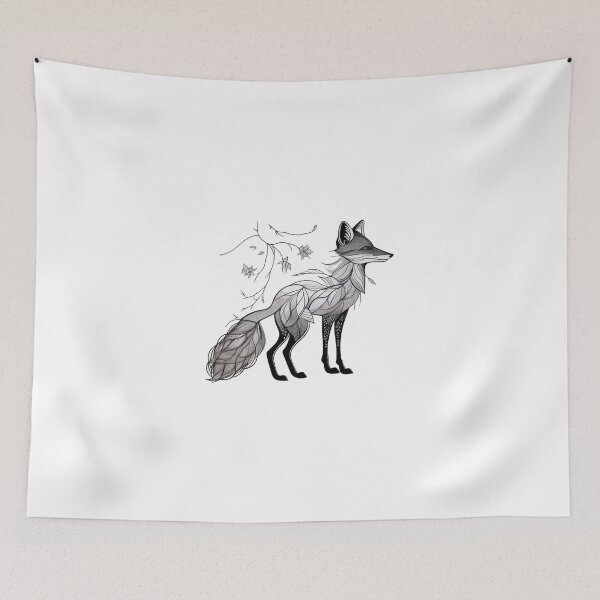 Item preview, Black and white Fox designed and sold by AmonRa16.