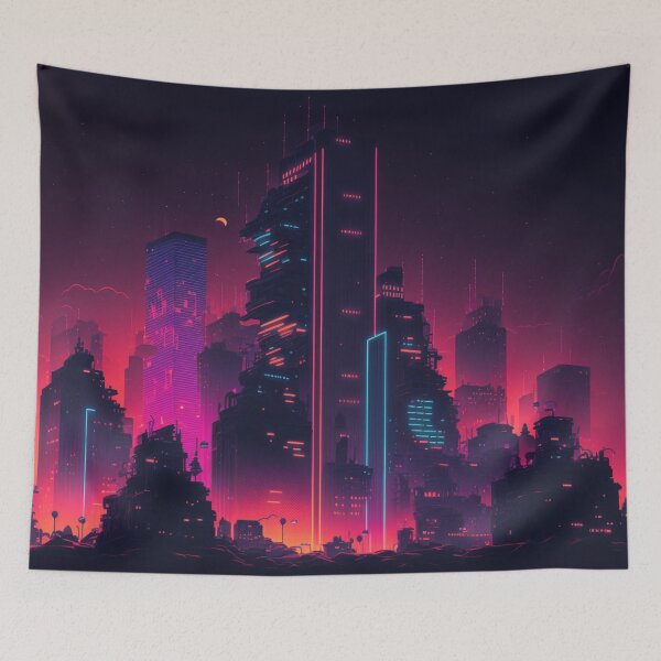 Item preview, Cyberpunk City By Night designed and sold by Nightarcade.
