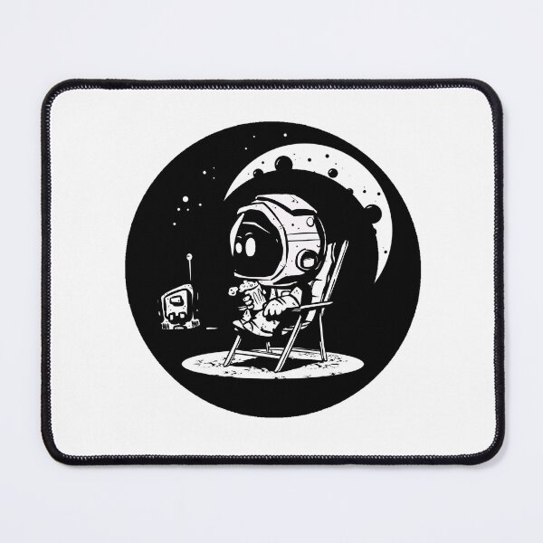 Item preview, Illustration of Neil the astronaut in his lounge chair designed and sold by JemsD.