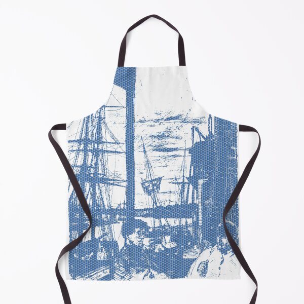 Item preview, Rotherhithe (Wapping) by James McNeill Whistler Polka Hexagonal Honeycomb Fill designed and sold by pelagio.