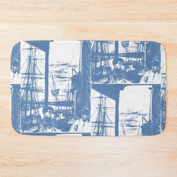 Item preview, Rotherhithe (Wapping) by James McNeill Whistler Polka Hexagonal Honeycomb Fill designed and sold by pelagio.