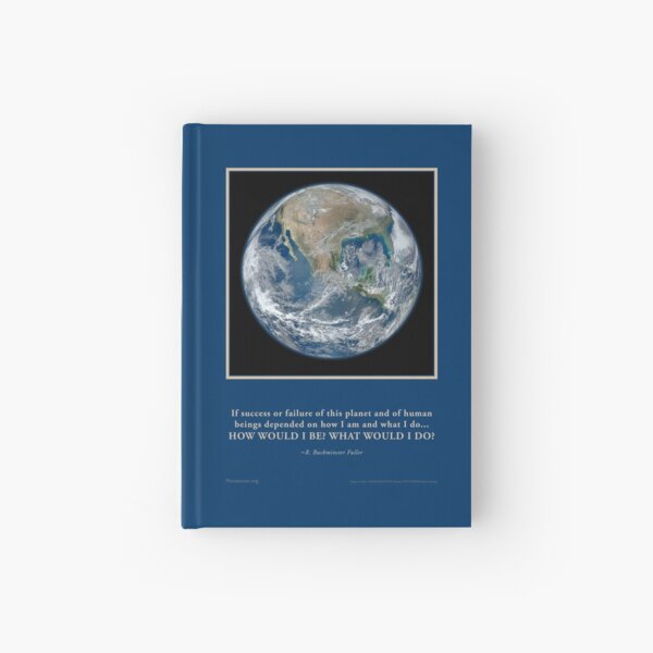 What Would I Do? R. Buckminster Fuller quote Novasutras Hardcover Journal