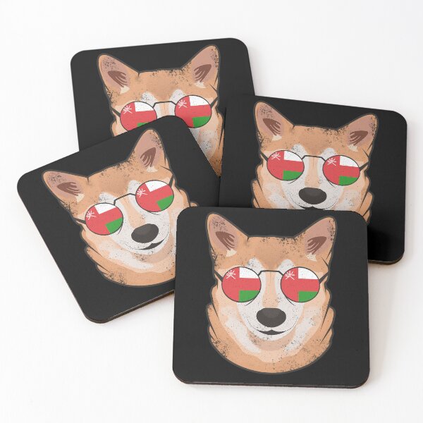 Item preview, Vintage Patriotic Shiba Inu Omani Flag designed and sold by feether-store.