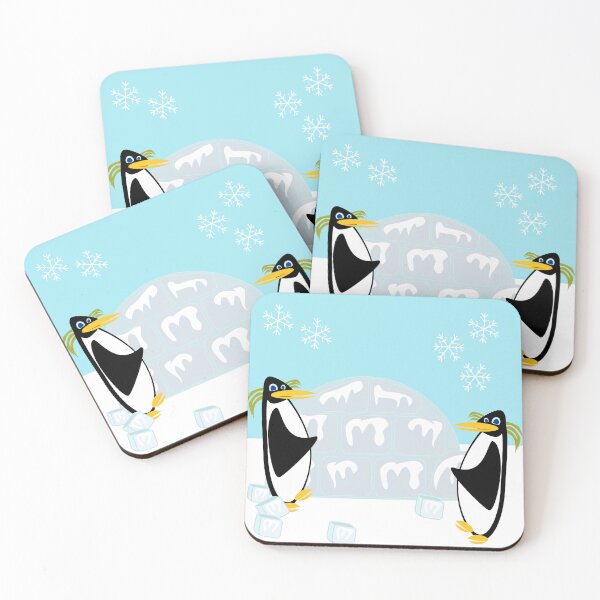 Item preview, Fun Swanky Retro Art Style Penguin Characters designed and sold by mytshirtfort.
