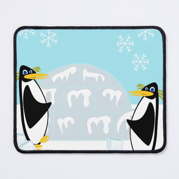 Item preview, Fun Swanky Retro Art Style Penguin Characters designed and sold by mytshirtfort.