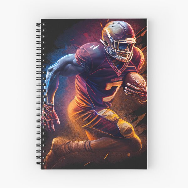Item preview,  Running American Football Player - Sports Art Print designed and sold by MyFavorTee.