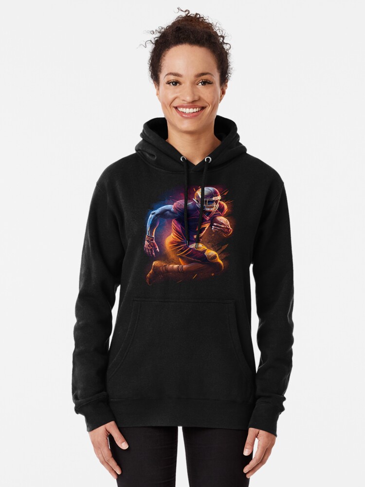 Hoodie for Sale mit Laufender American Football Spieler Sport Kunstdruck von MyFavorTee Redbubble