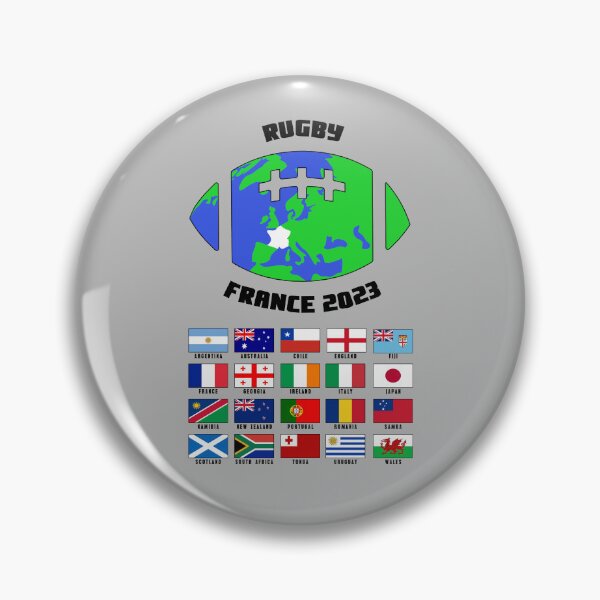 Item preview, Rugby supporter 2023 France (black) designed and sold by SolidEarthArt.
