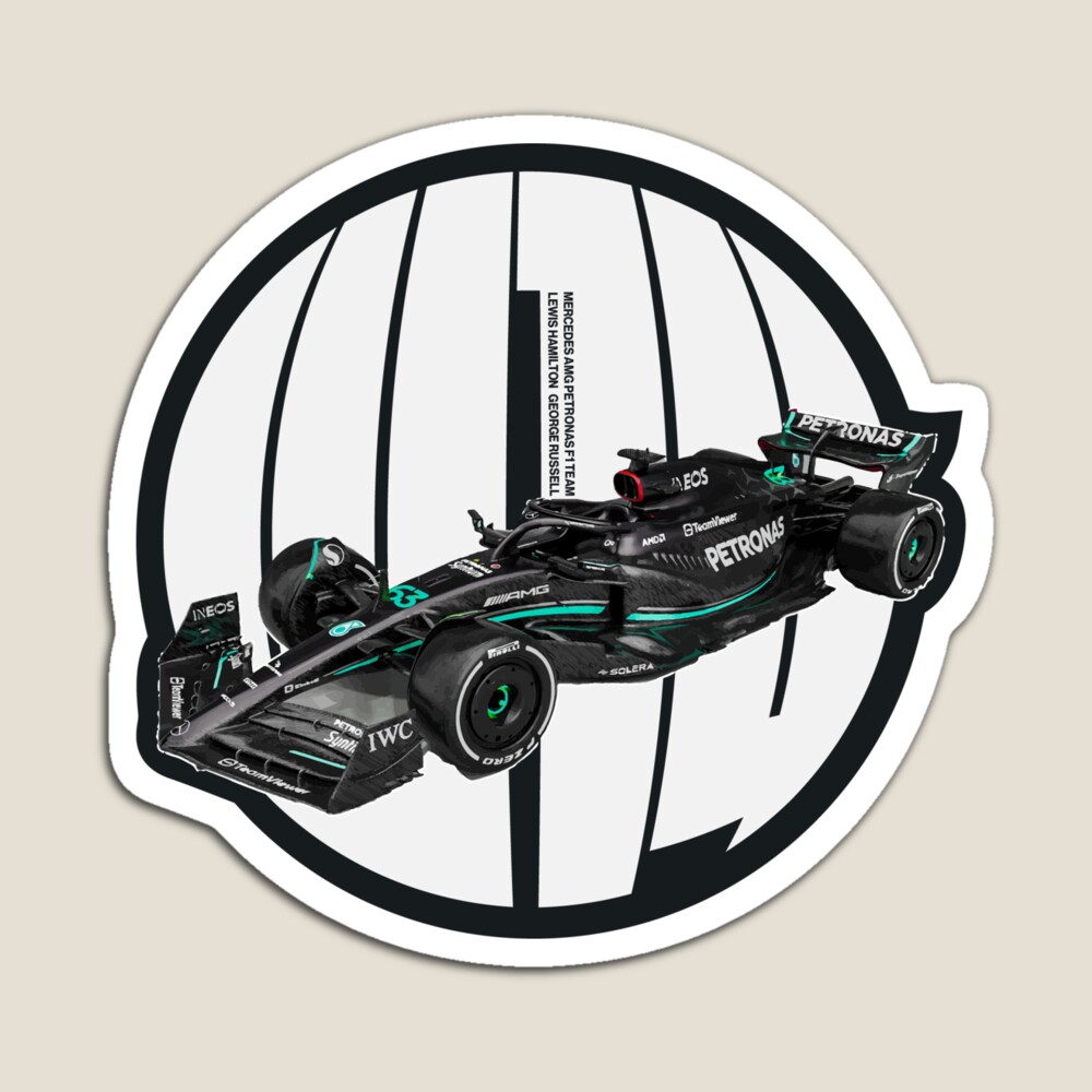 Mercedes F1 Stickers for Sale