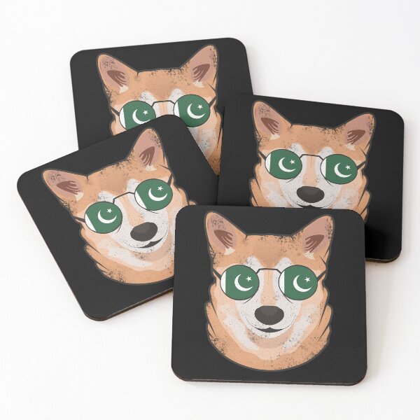 Item preview, Vintage Patriotic Shiba Inu Pakistani Flag designed and sold by feether-store.