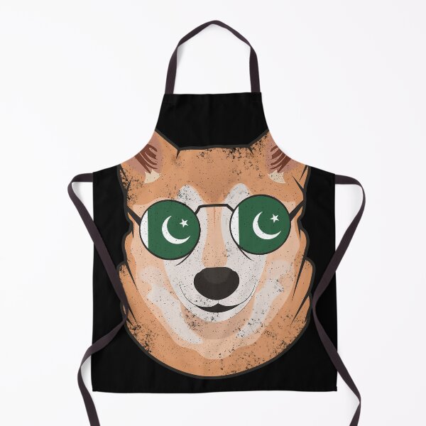 Item preview, Vintage Patriotic Shiba Inu Pakistani Flag designed and sold by feether-store.