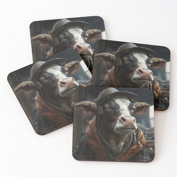 Artikelvorschau, Hobo Vegan Cow - Animal Art entworfen und verkauft von Chrisjeffries24.