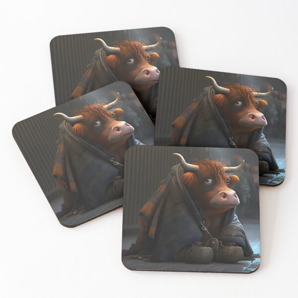 Artikelvorschau, Hobo Vegan Cow - Animal Art entworfen und verkauft von Chrisjeffries24.