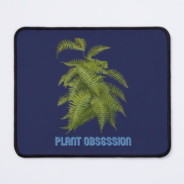 Item preview, Plant Obsessed | Colorful Artwork | Light Blue Lettering | designed and sold by VintagePlantJoy.