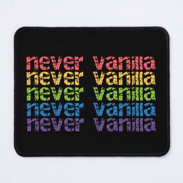 Item preview, Never Vanilla Sarcasm Lover Funny Adult Humor designed and sold by SharpThreadZ.