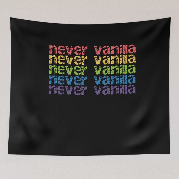 Item preview, Never Vanilla Sarcasm Lover Funny Adult Humor designed and sold by SharpThreadZ.