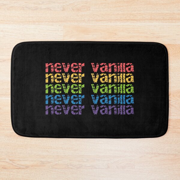Item preview, Never Vanilla Sarcasm Lover Funny Adult Humor designed and sold by SharpThreadZ.