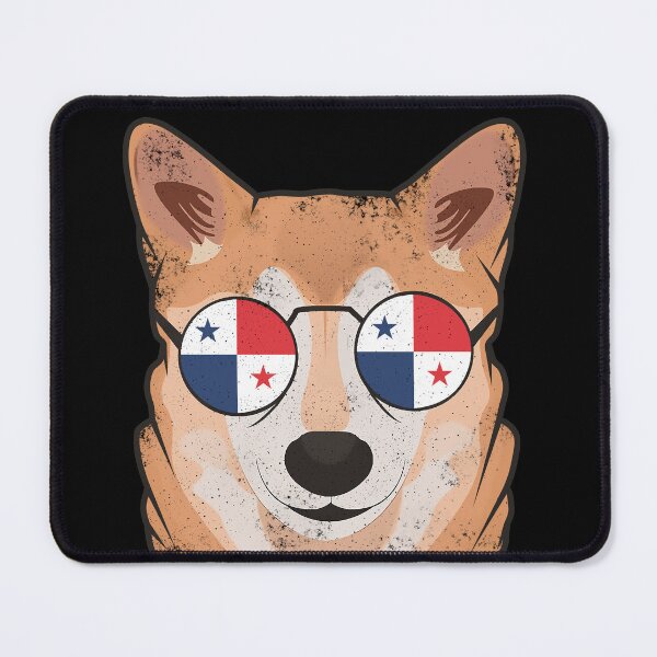 Item preview, Vintage Patriotic Shiba Inu Panamanian Flag designed and sold by feether-store.