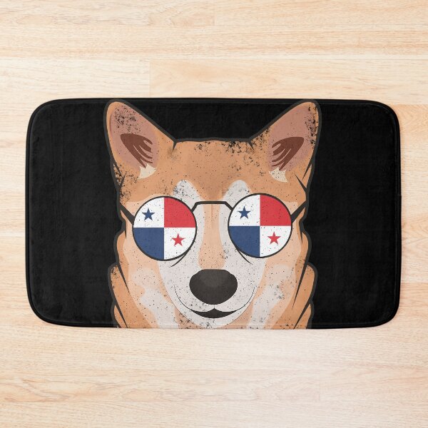 Item preview, Vintage Patriotic Shiba Inu Panamanian Flag designed and sold by feether-store.