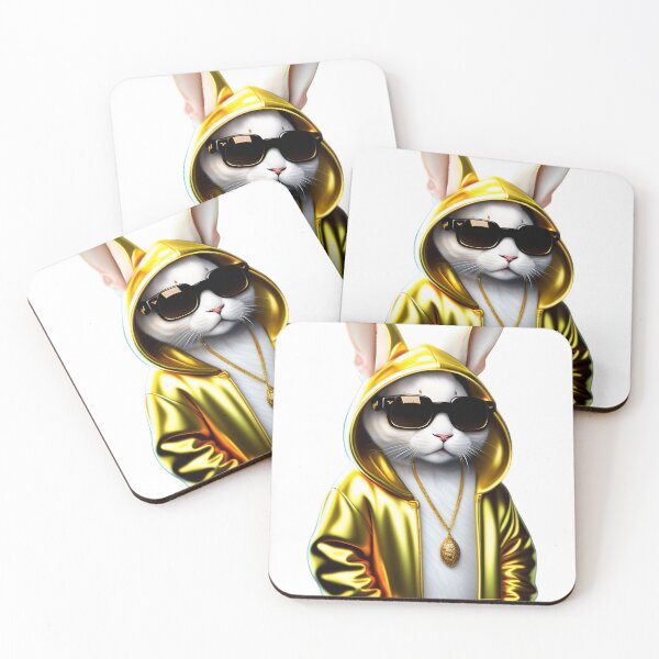 Item preview, Futuristic Cat in a Golden Suit designed and sold by raghswork.