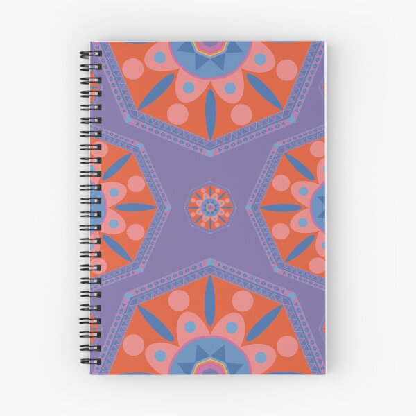 Item preview, Sahara geometrical pattern mandala neon rainbow designed and sold by chuckletuckle.