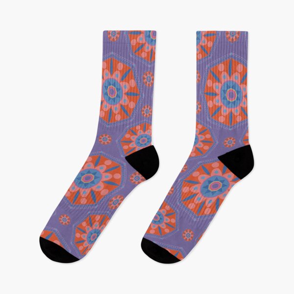 Item preview, Sahara geometrical pattern mandala neon rainbow designed and sold by chuckletuckle.
