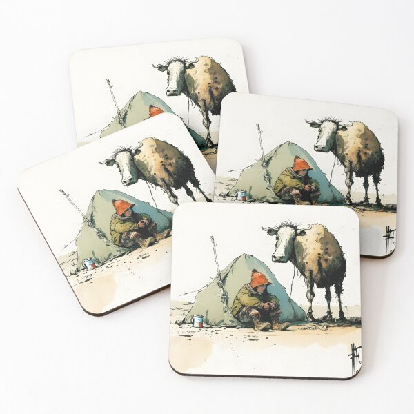 Item preview, Homeless Cow in New Orleans - Animal Art designed and sold by Chrisjeffries24.