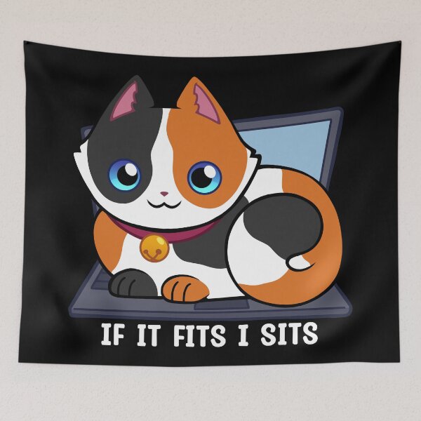 Item preview, If it fits I sits - White Letters designed and sold by MillyD13.