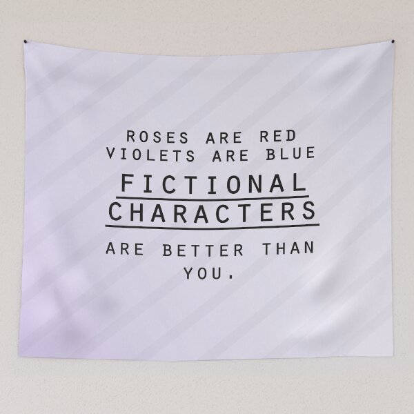 Item preview, I <3 fictional characters designed and sold by cucumberpatchx.