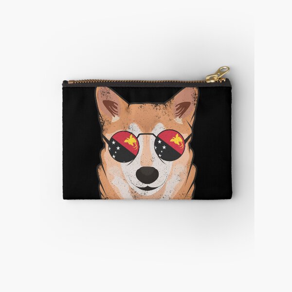 Item preview, Vintage Patriotic Shiba Inu Papua new Guinean Flag designed and sold by feether-store.