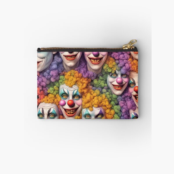Item preview, multi coloured clowns faces  designed and sold by David-Howells.