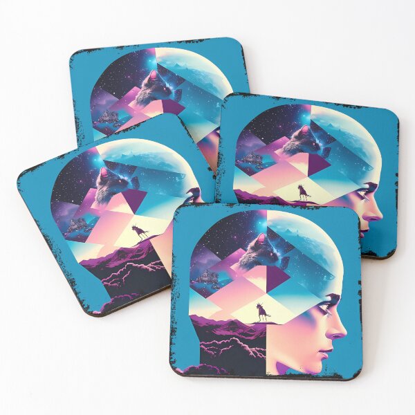 Item preview, Egyptian Cat Goddess Bastet Cyberpunk Sticker - Futuristic Feline Deity Design for Laptop, Phone, and Water Bottle Decoration | Unique and Eye-catching Artwork on Redbubble designed and sold by Mytho Merch.