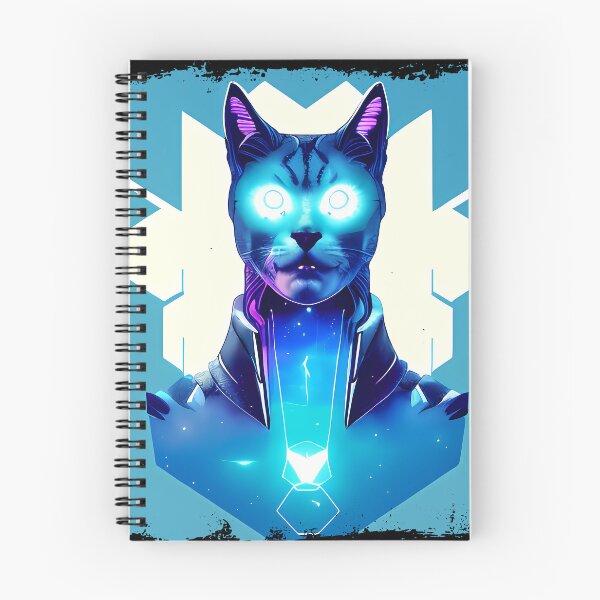Item preview, Egyptian Cat Goddess Bastet Cyberpunk Sticker - Futuristic Feline Deity Design for Laptop, Phone, and Water Bottle Decoration | Unique and Eye-catching Artwork on Redbubble designed and sold by Mytho Merch.