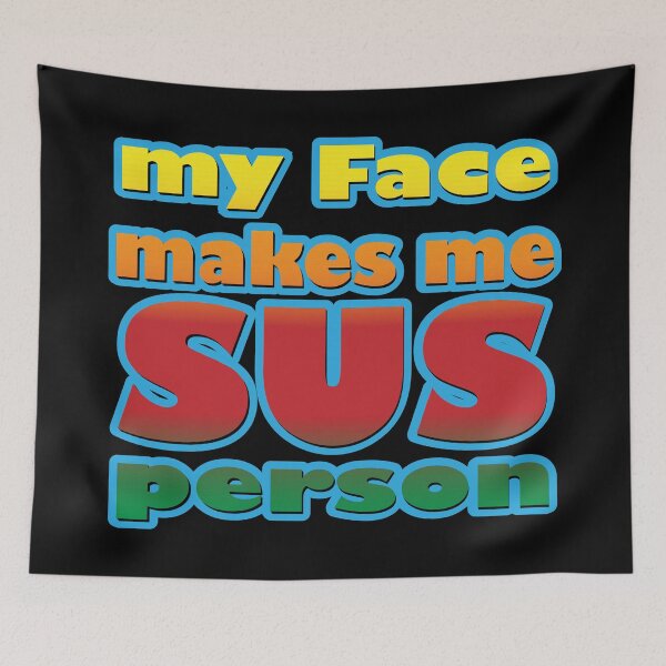 Item preview, My Face Is Suspicious designed and sold by K0tK0tu.