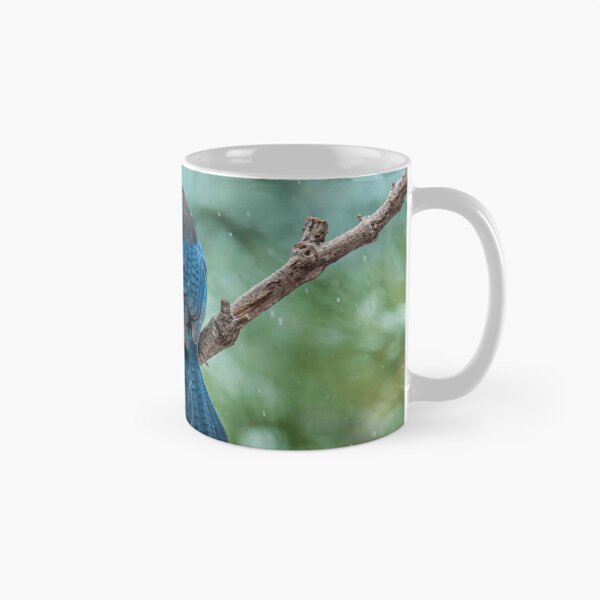 Item preview, Steller's Jay Perched in a Snowstorm designed and sold by Jeff Goulden Photography.