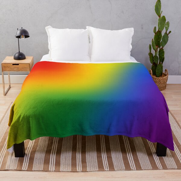 Item preview, Rainbow Flag Blur designed and sold by DrunkPolarBear.