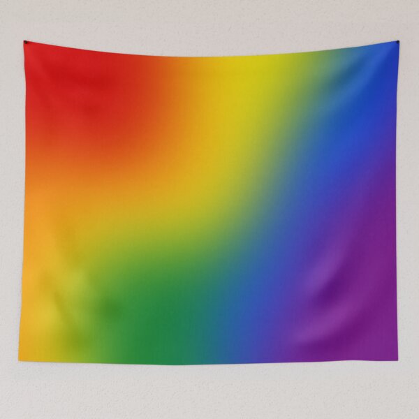 Item preview, Rainbow Flag Blur designed and sold by DrunkPolarBear.
