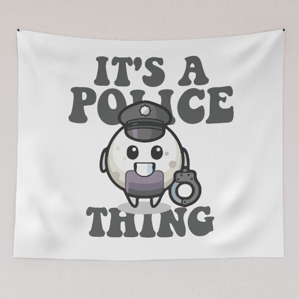 Item preview, It's A Police Thing - Police Egg designed and sold by CheekyTeePrints.