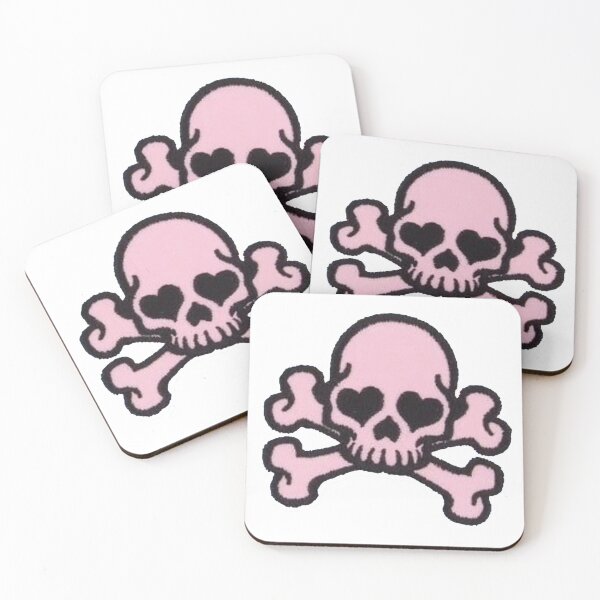 Item preview, pink skull designed and sold by spoiledbratz.