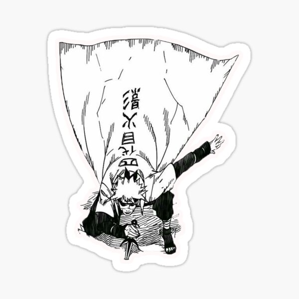 Minato Naruto Anime Sticker Sticker