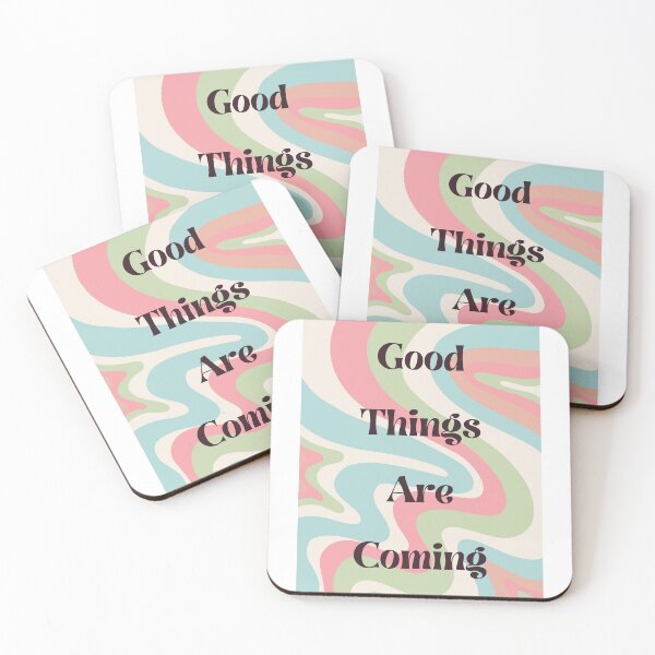 Item preview, Good Things Are Coming Swirl Pastel Print designed and sold by SophiieeG13.