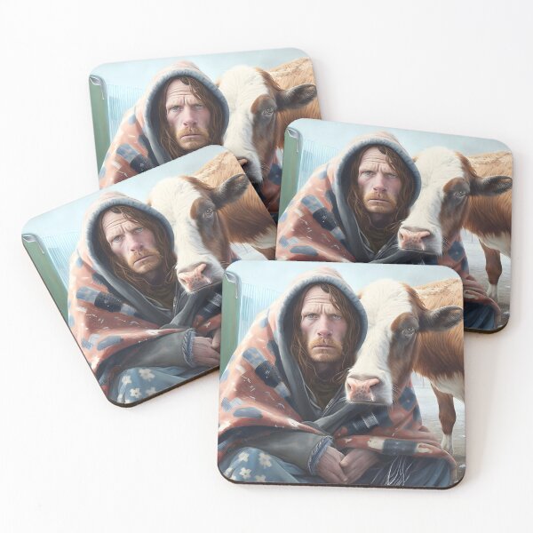 Item preview, Homeless Cow in New Orleans - Animal Art designed and sold by Chrisjeffries24.