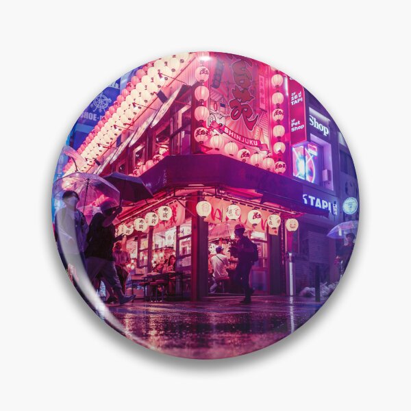 Item preview, Neon Reflection on the rainy streets of Tokyo. Lantern and bar lights designed and sold by TokyoLuv.