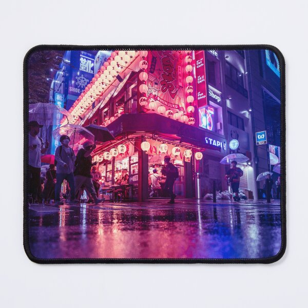 Item preview, Neon Reflection on the rainy streets of Tokyo. Lantern and bar lights designed and sold by TokyoLuv.